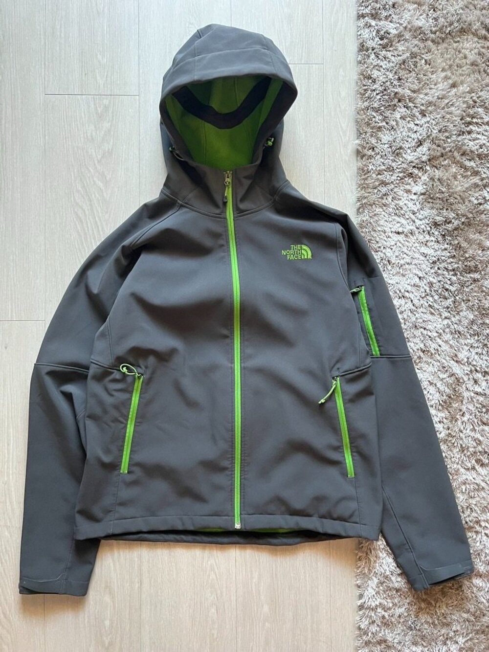 Vintage The North Face Men's Large Outdoor Tech Wind proof Water Fullzip Hooded